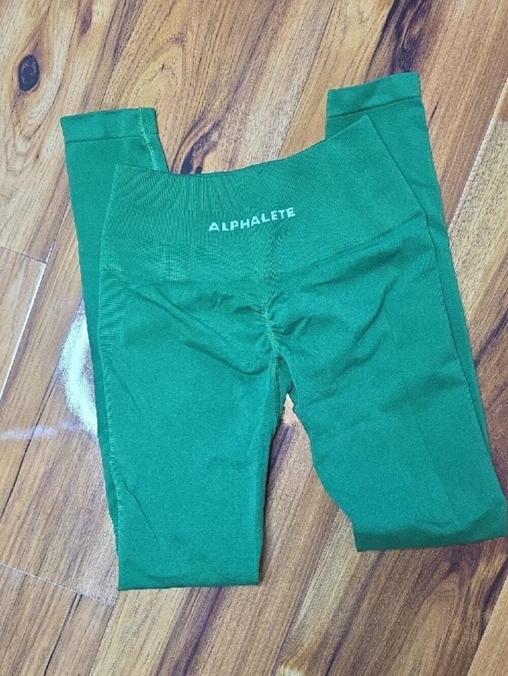 Alphalete Amplify Emerald Green  High-Waisted Sculpting Leggings - NWOT